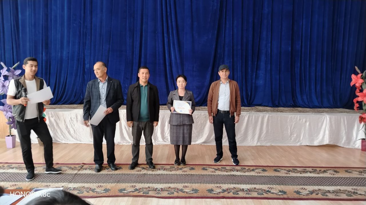 Samarqand viloyati Xokimligining tashabbusi bilan tashkil etilayotgan "Isteʼdod" tanlovining Paxtachi tuman 34-son Bolalar musiqa va sanʼat maktabida Tasviriy sanʼat yoʻnalishi boʻyicha Paxtachi tuman saralash bosqichida g'oliblarni taqdirlash